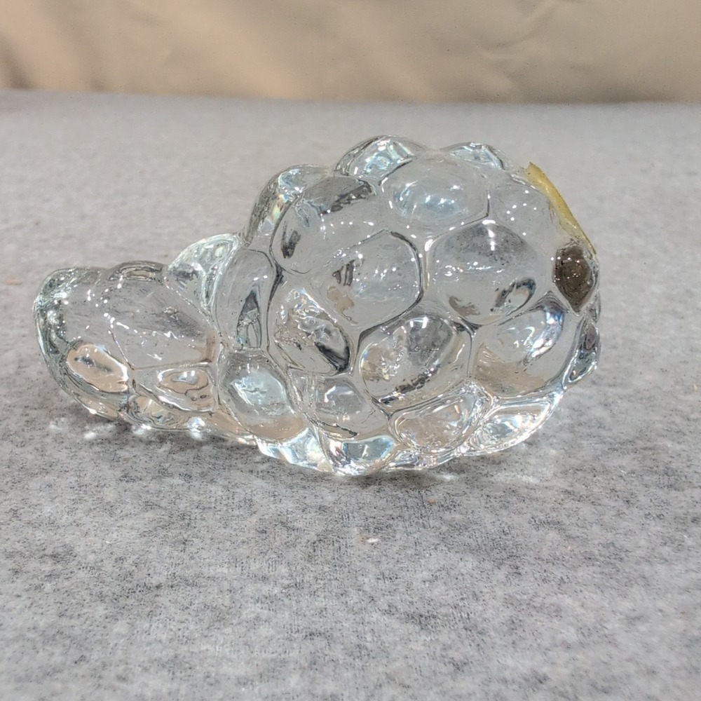 Vintage Clear Textured Art Glass Bubble Turtle Figurine Paperweight MCM - Picture 2 of 6